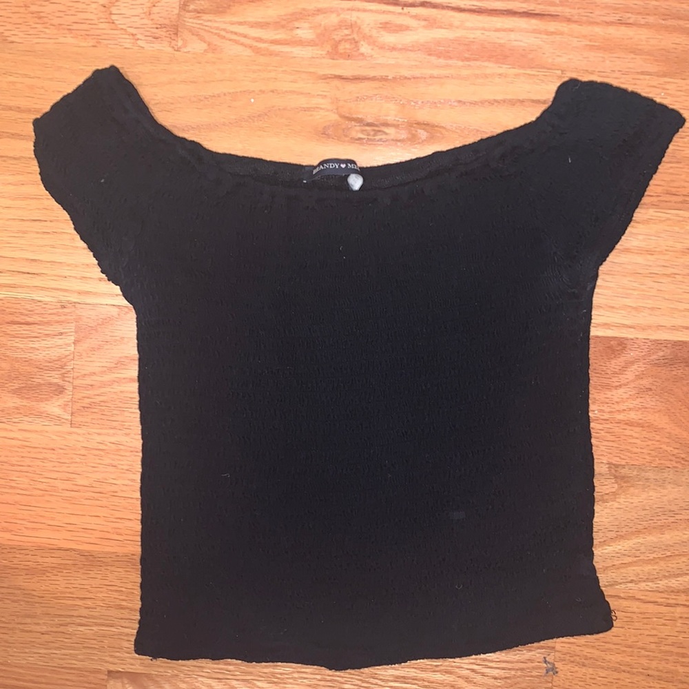 brandy melville off the shoulder top
